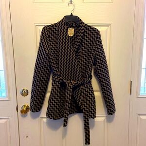 Vintage Large Chevron Wrap Jacket